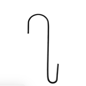 Wire S Hook 23cm - Black